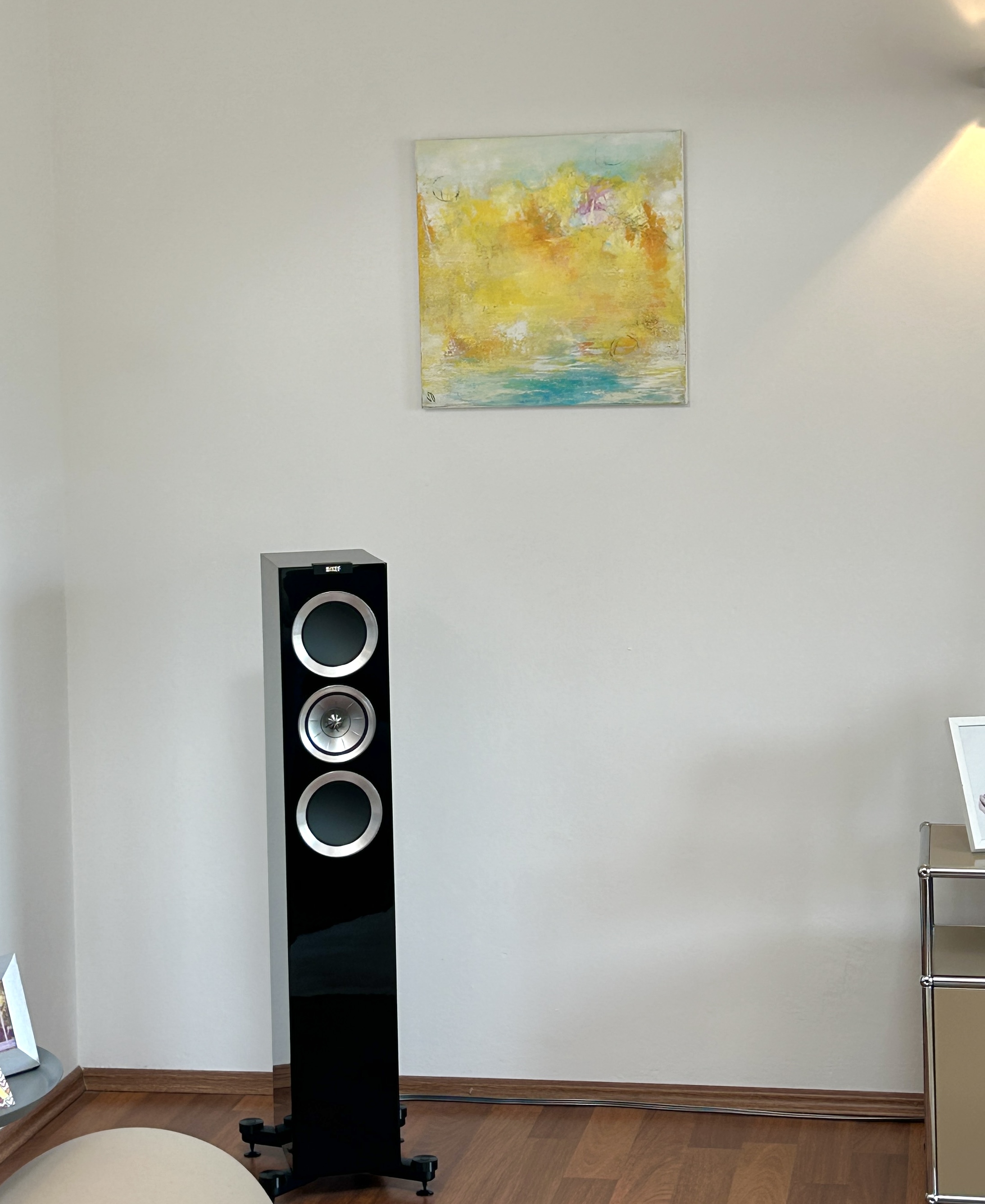 Kunstwerk Perfect Day. Abstraktes Gemälde von Sandra Obel.