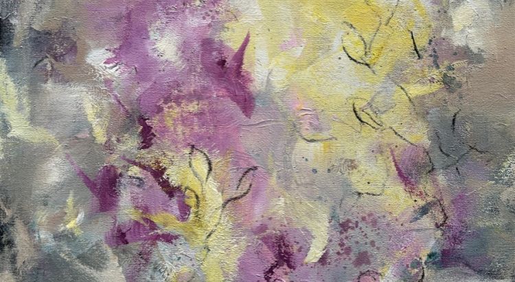 Abstraktes Kunstwerk von Sandra Obel.