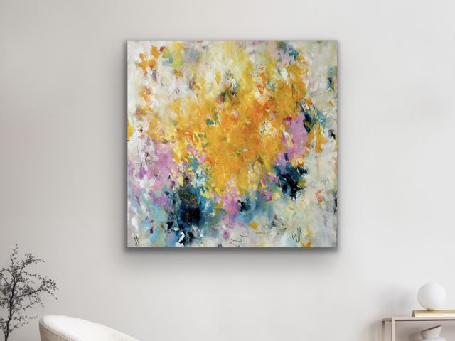 Serie Be passionate. Abstrakte Gemälde von Sandra Obel.